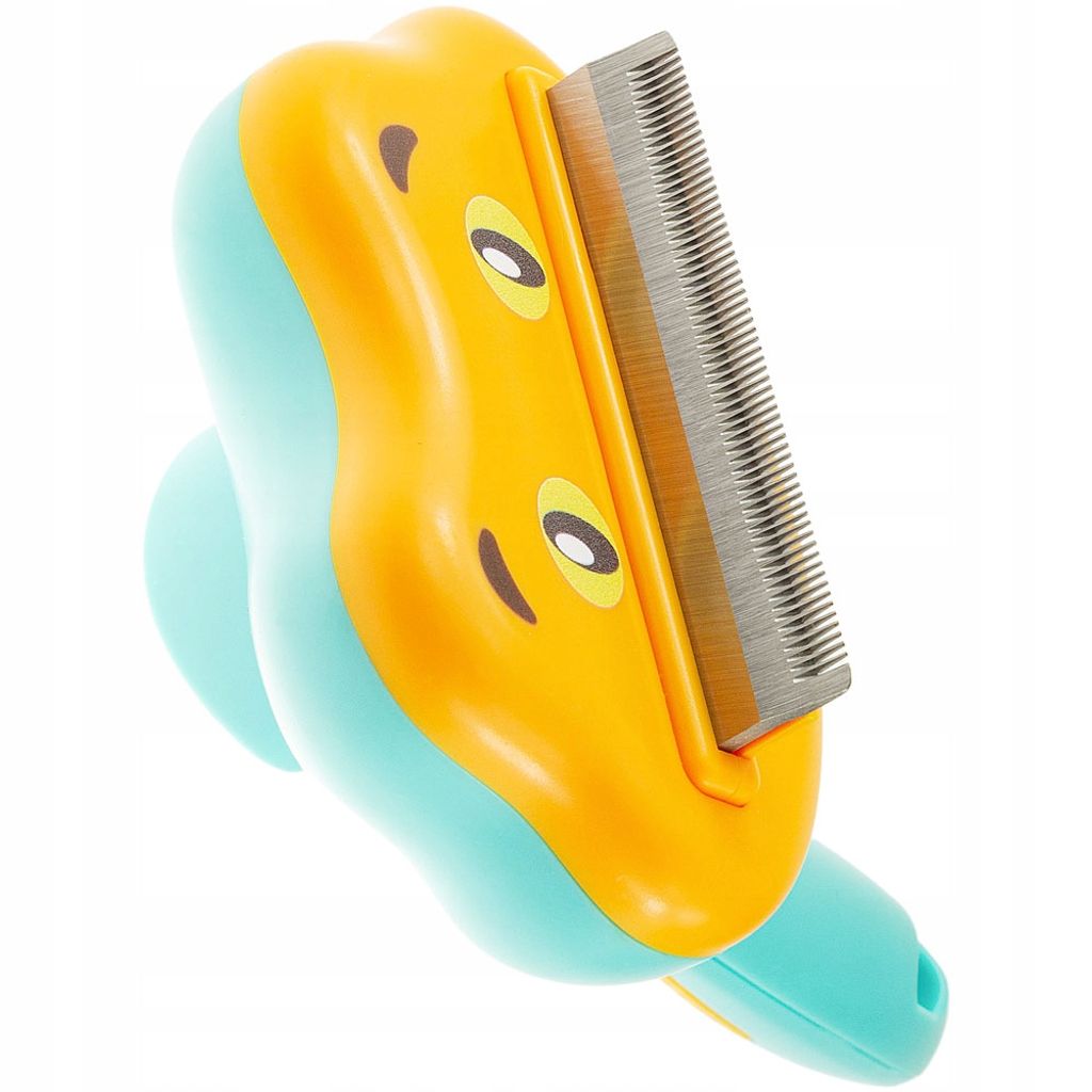 LFBEST Katzenkamm 2 Stück - Selbstreinigend Mit Knopf Für Fellpflege