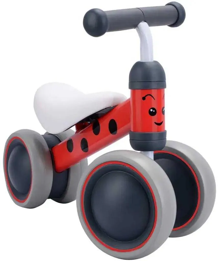 Porteur bébé 12 mois Boldcube rouge pour apprendre l'équilibre en jouant
