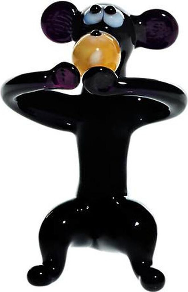 Affe Mund Mini Plus 4-5cm, aus Kristallglas