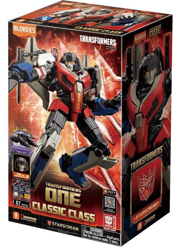 Kit di modello fai-da-te LED Starscream Transformers ONE Immagine del prodotto 