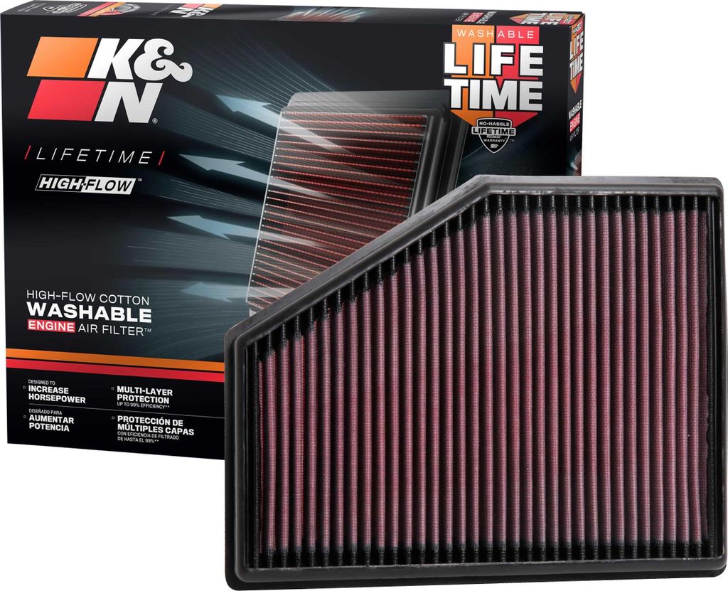 Filtro aria K&N compatibile con BMW Serie 5 (G30/G31) / 6 Immagine del prodotto 