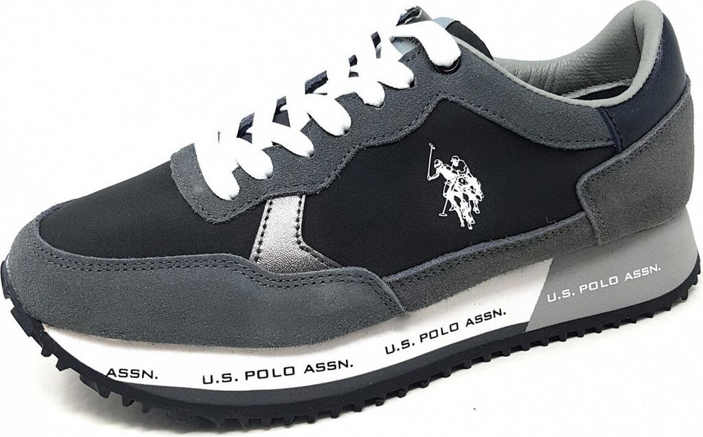 US Polo Cleef Damen Sneaker in Schwarz, Größe 36