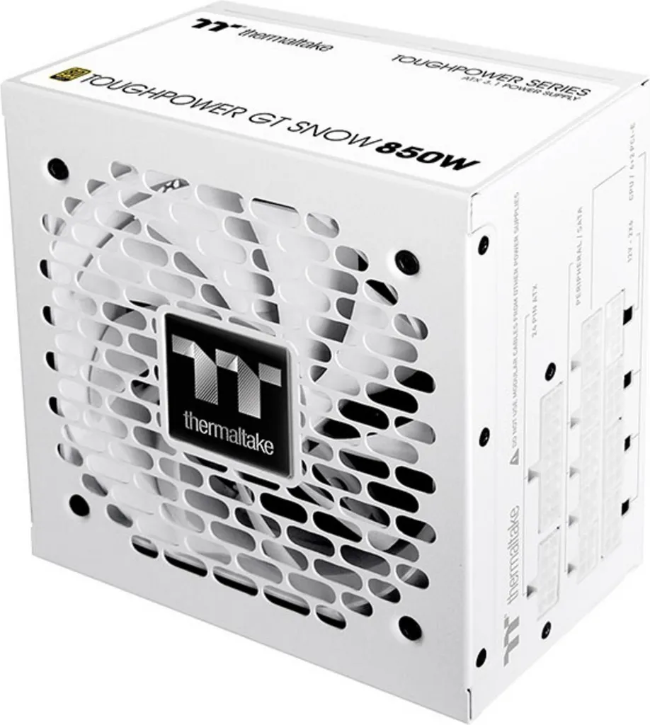 Thermaltake Toughpower GT 850W Snow ATX3.1 alimentation PC blanche