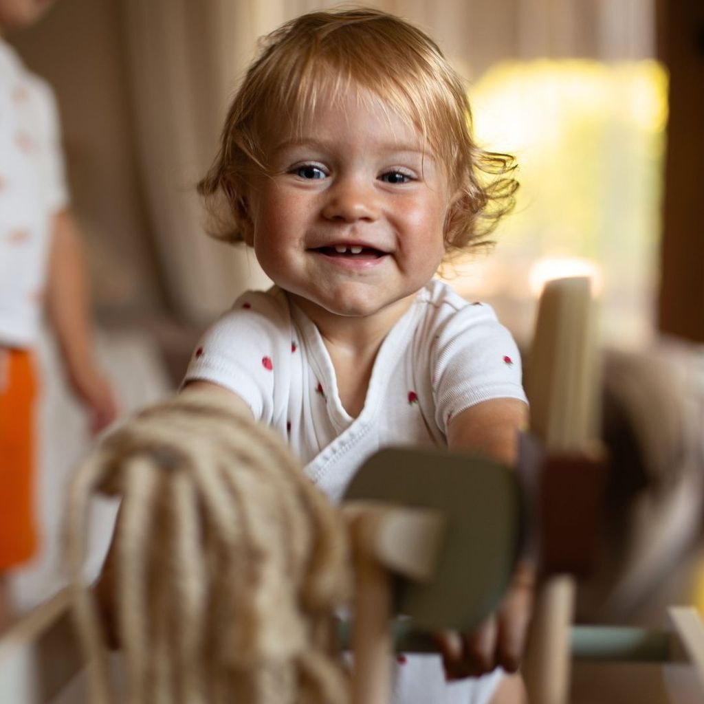 Mamabrum Holz-Reinigungswagen für Kinder, Lauflernwagen mit Produktbild 10