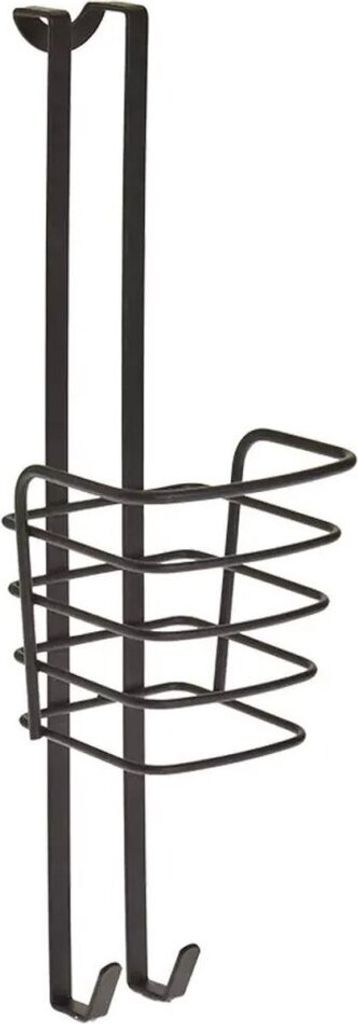 Metaltex Haardrogerhouder 11x12x37 cm Zwart