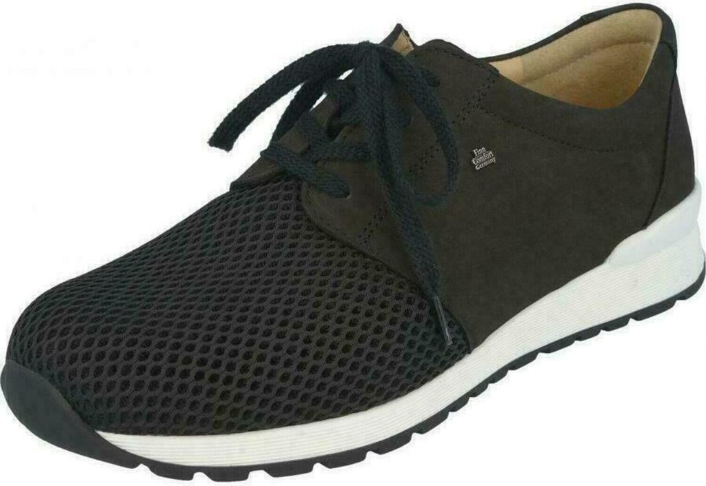 Finn Comfort Komfort Schnürschuhe ENFIELD Herren 343139333830 Schwarz 47 EU