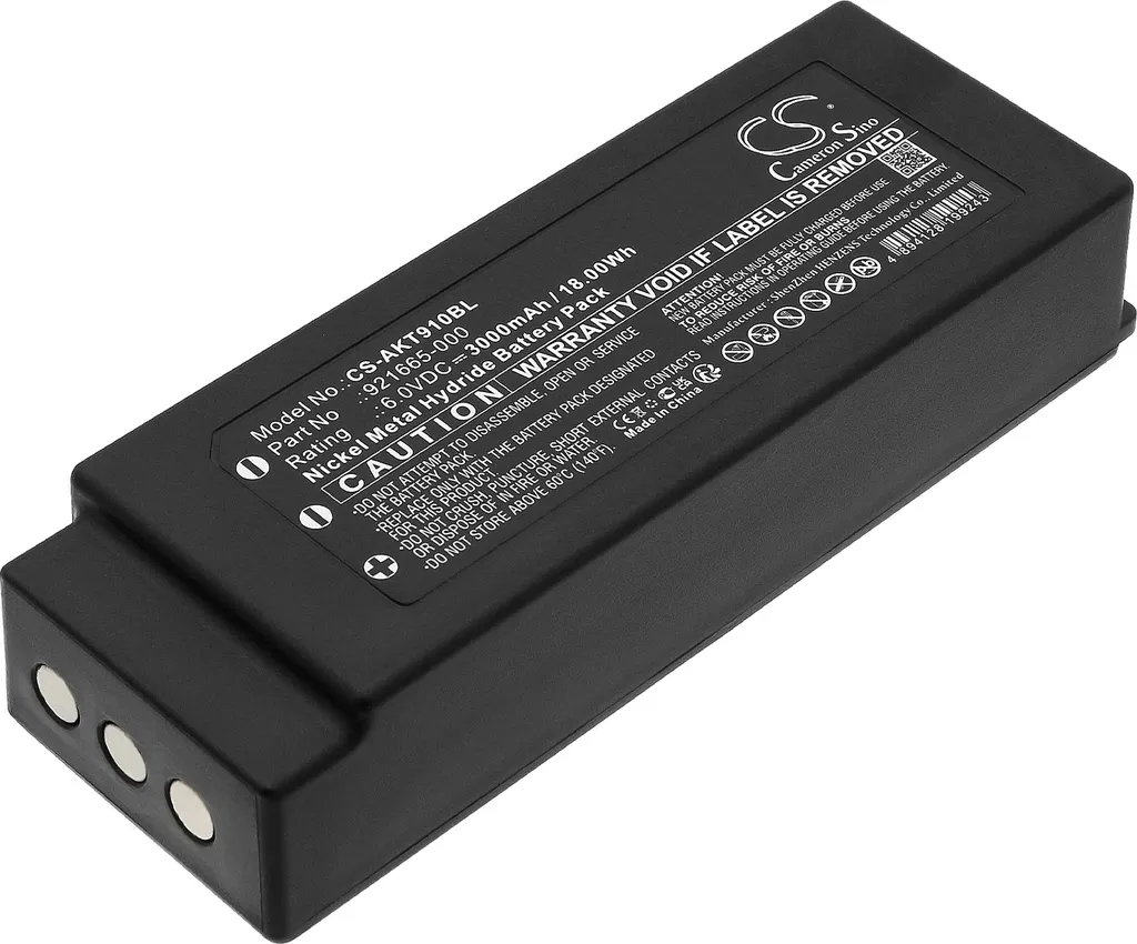 Batterie longue durée pour Transmetteur Akerstroms 500J M-500JD 7.2V