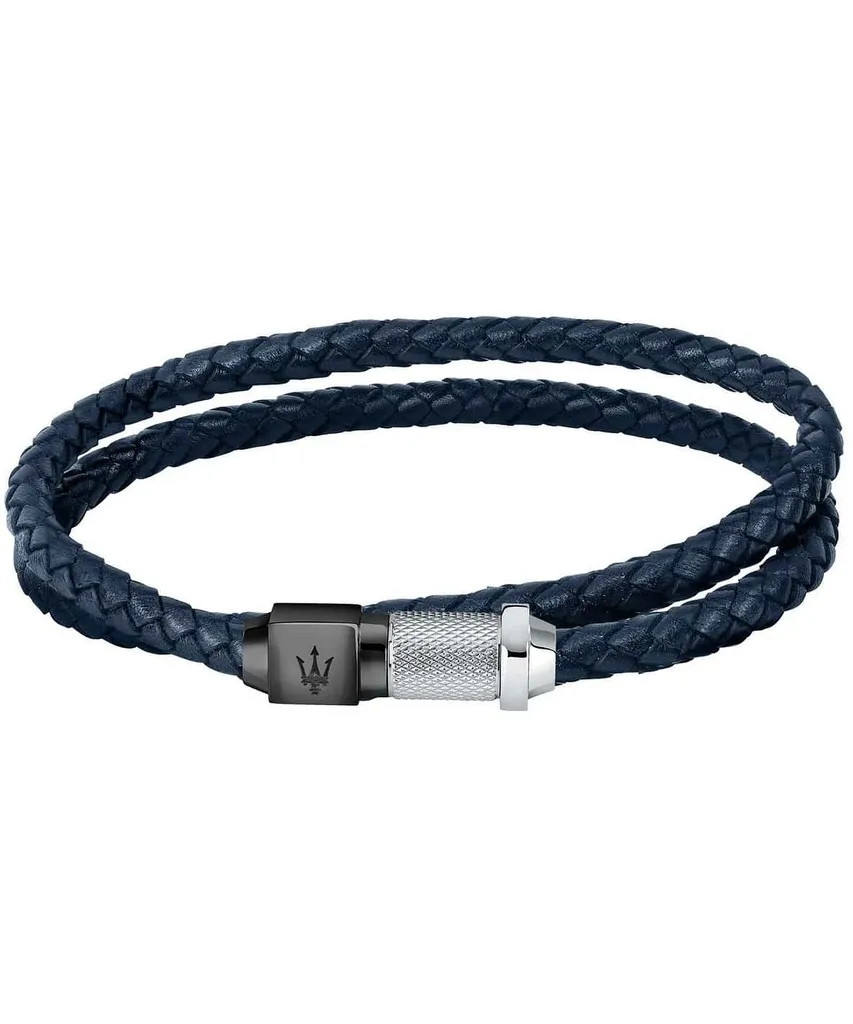 Bracelet Double Tour en Cuir Véritable pour Homme et Femme JM223AVE19