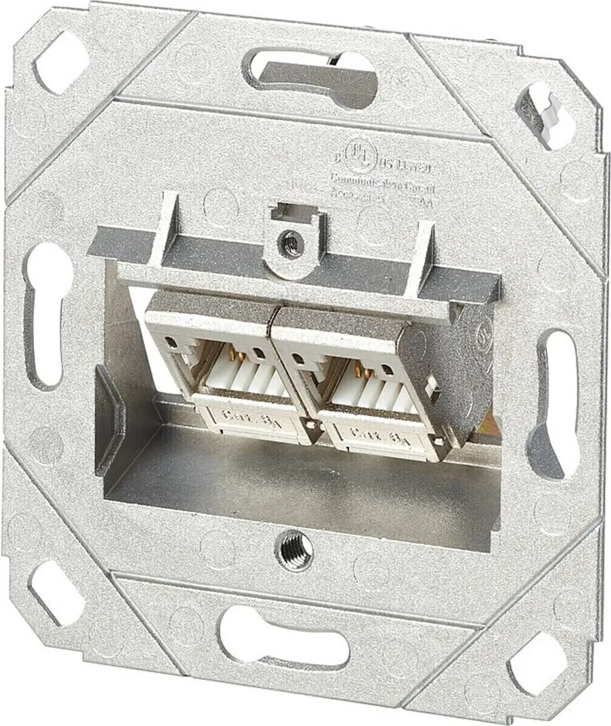 Douille RJ45 Argent 130B12D21200-E METZ CONNECT contre Pertes de Signal
