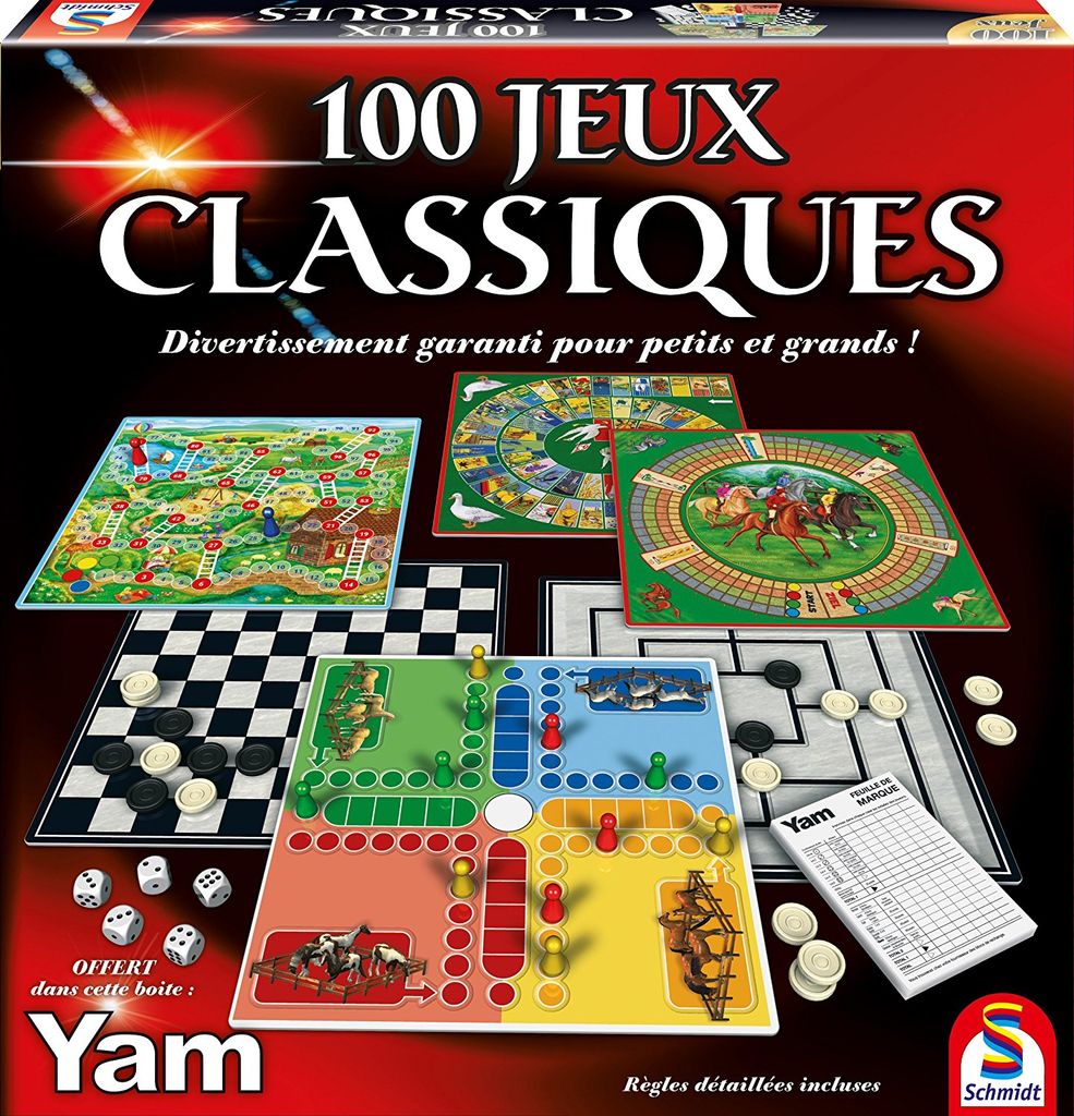 SCHMIDT UND SPIELE – Box mit 100 klassischen Brettspielen