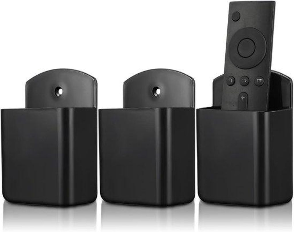 TV Fernbedienung Wandhalter - Fernbedienung Halter für Wand - Kleine Selbstklebende Organizer - Wandständer für Fernbedienung - Schrank Accessoi...