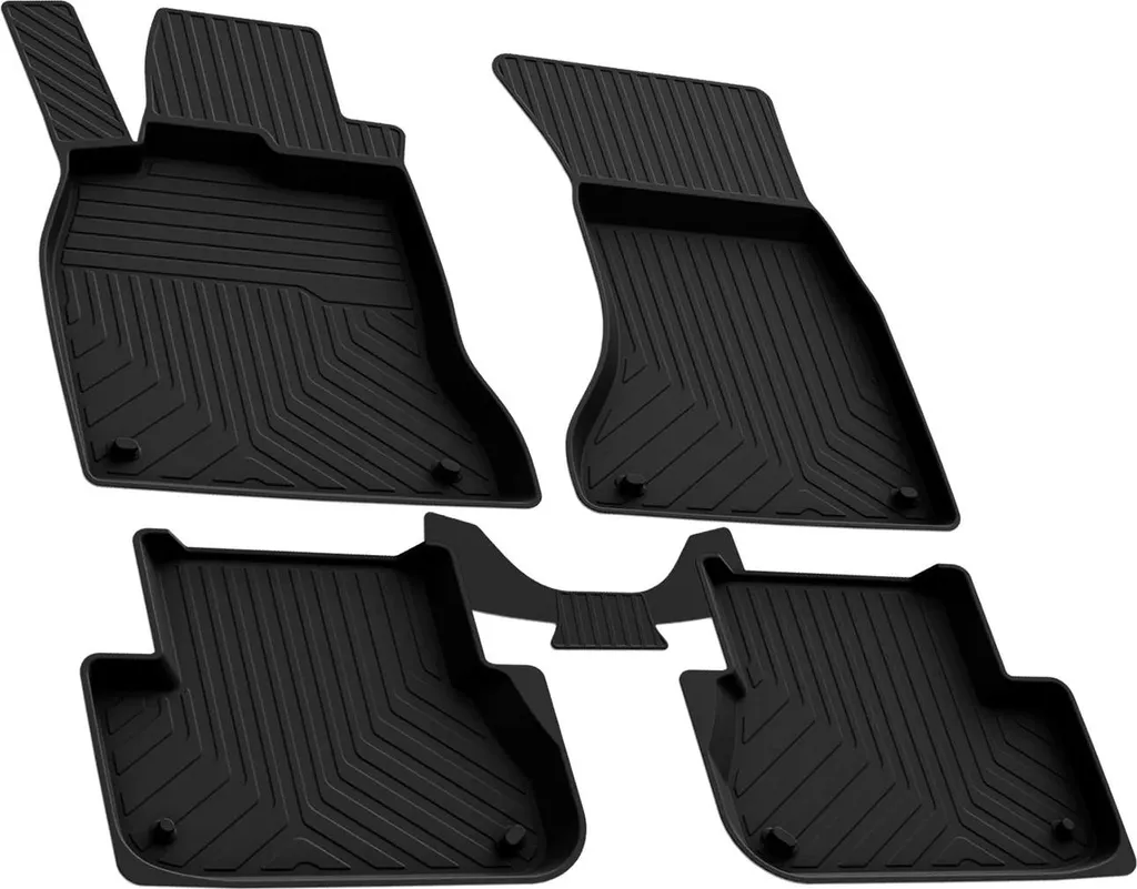 Set 4 Tappeti Auto Audi A4 B8 07-16 Gomma Nera Rinforzata Allroad
