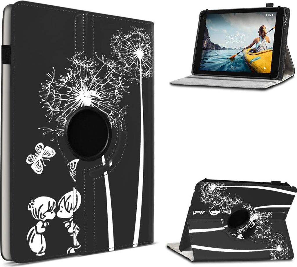 Tablet Hülle für DOOGEE T40 11 Zoll 2024 Tasche Schutzhülle Case 360 DrehbarFarbe 360 Uni:Motiv 12