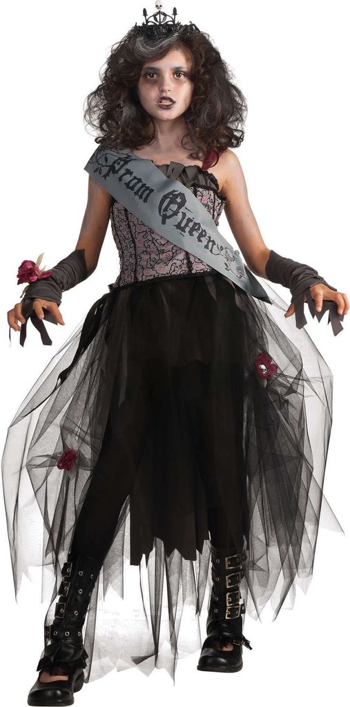 Zombie Ballkleid - Halloween Kleid Kinder Mädchen Produktbild 