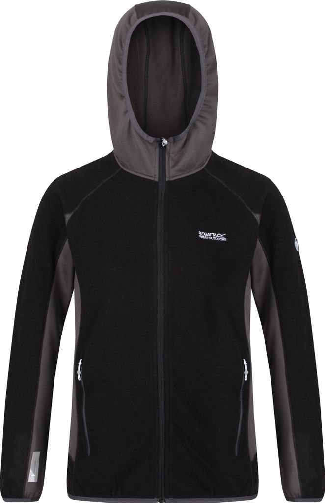 Fleecejack Kinver Damen Schwarz/Grau Größe 42