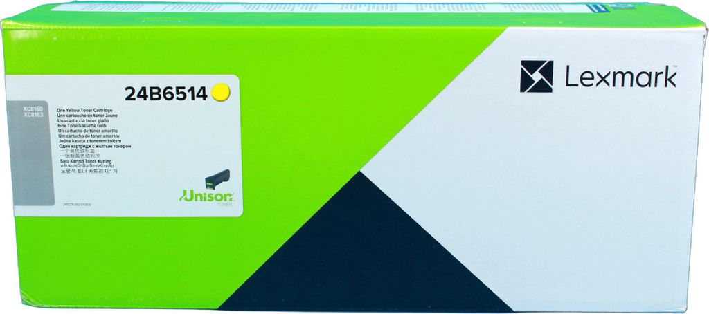 Lexmark 24B6514 Tonerkartusche Gelb 50.000 Seiten für Lexmark XC8160