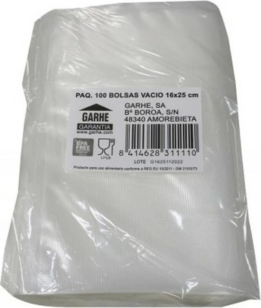 Sacs de conservation sous vide Garhe 31111 haute résistance en lot de 100
