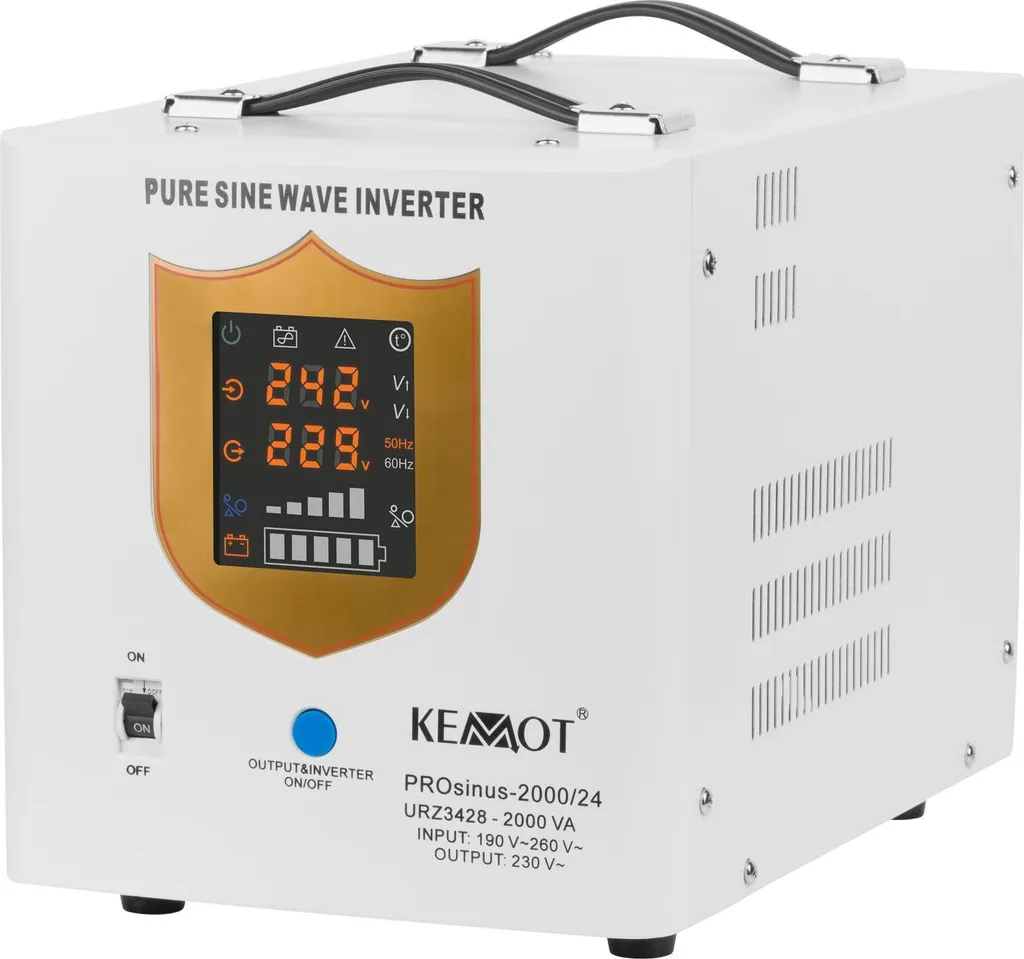 Convertisseur KEMOT PROsinus 1400W 24V : Alimentation Sans Interruption