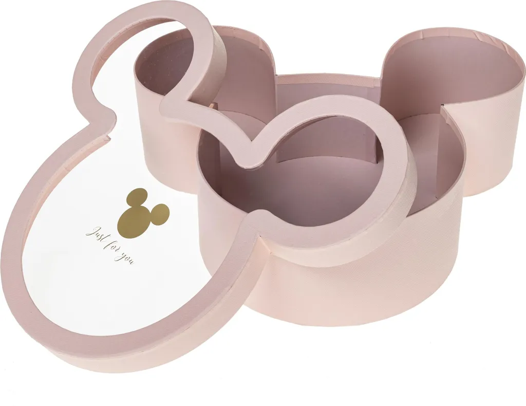 Scatola Portafiori Rosa Micky Big: Idea Regalo Anniversario e San Valentino