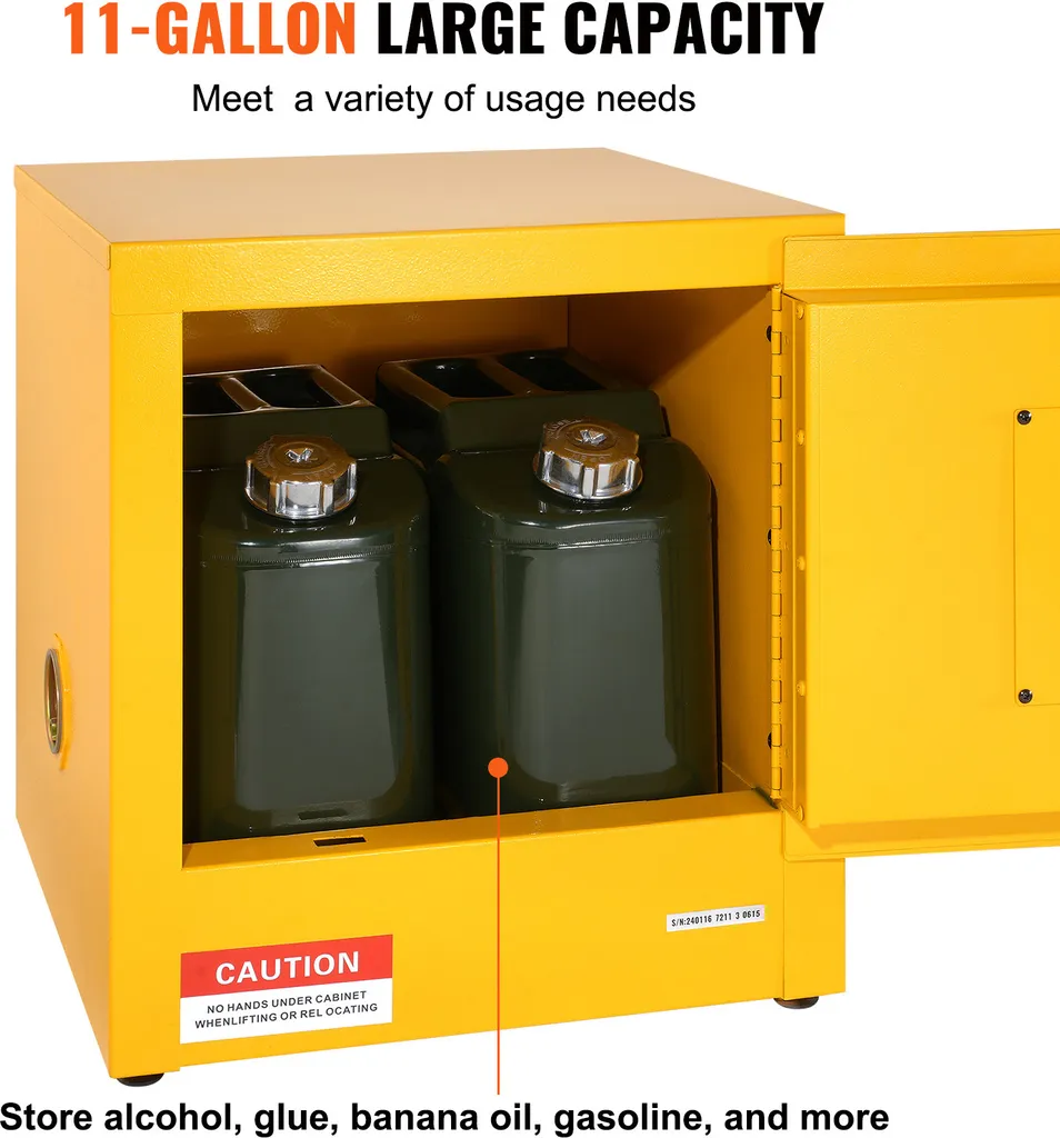 Armoire de sécurité 11 gallons pour laboratoire et stockage chimique - 5