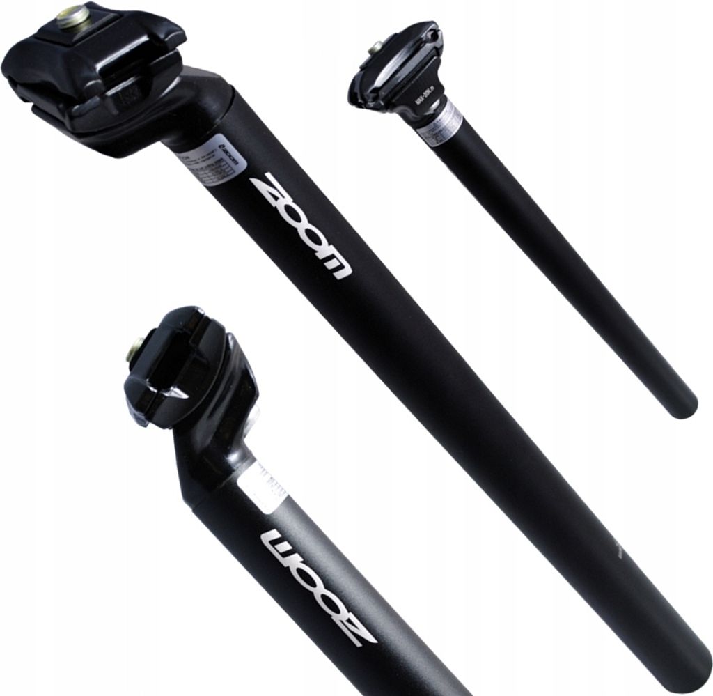 Sattelstütze Sattelstütze 28,6 x 400 mm Schwarz ZOOM