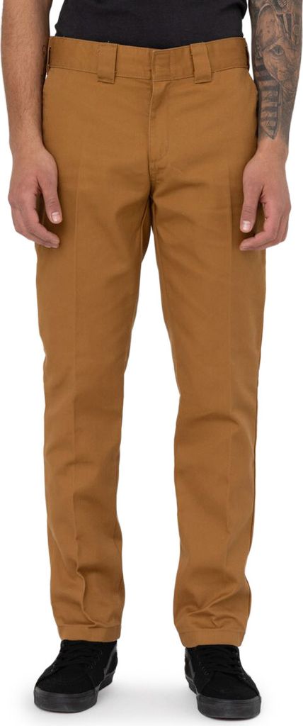 Spodnie męskie DICKIES z poliestru, brązowe, GR69066 – Zdjęcie produktu 