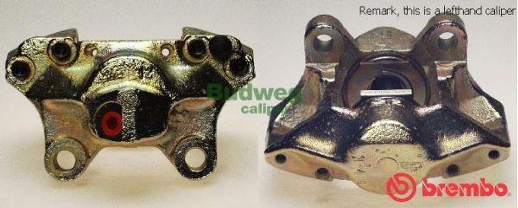 BREMBO Bremssattel Hinten Rechts passend für MERCEDES-BENZ S-Klasse Coupe (C126) Ø38mm F 50 021