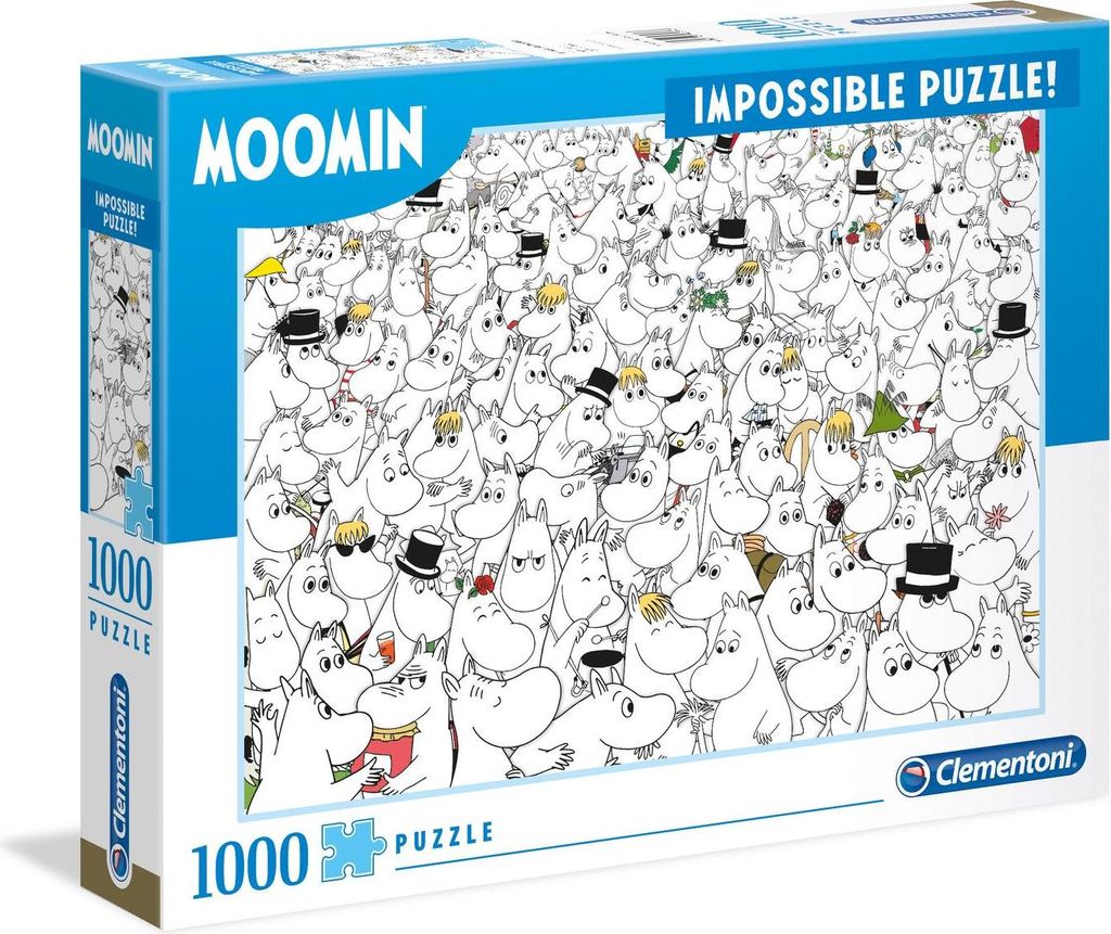 Moomin Impossible Układanka 1000 elementów Zwierzęta Zdjęcie produktu 