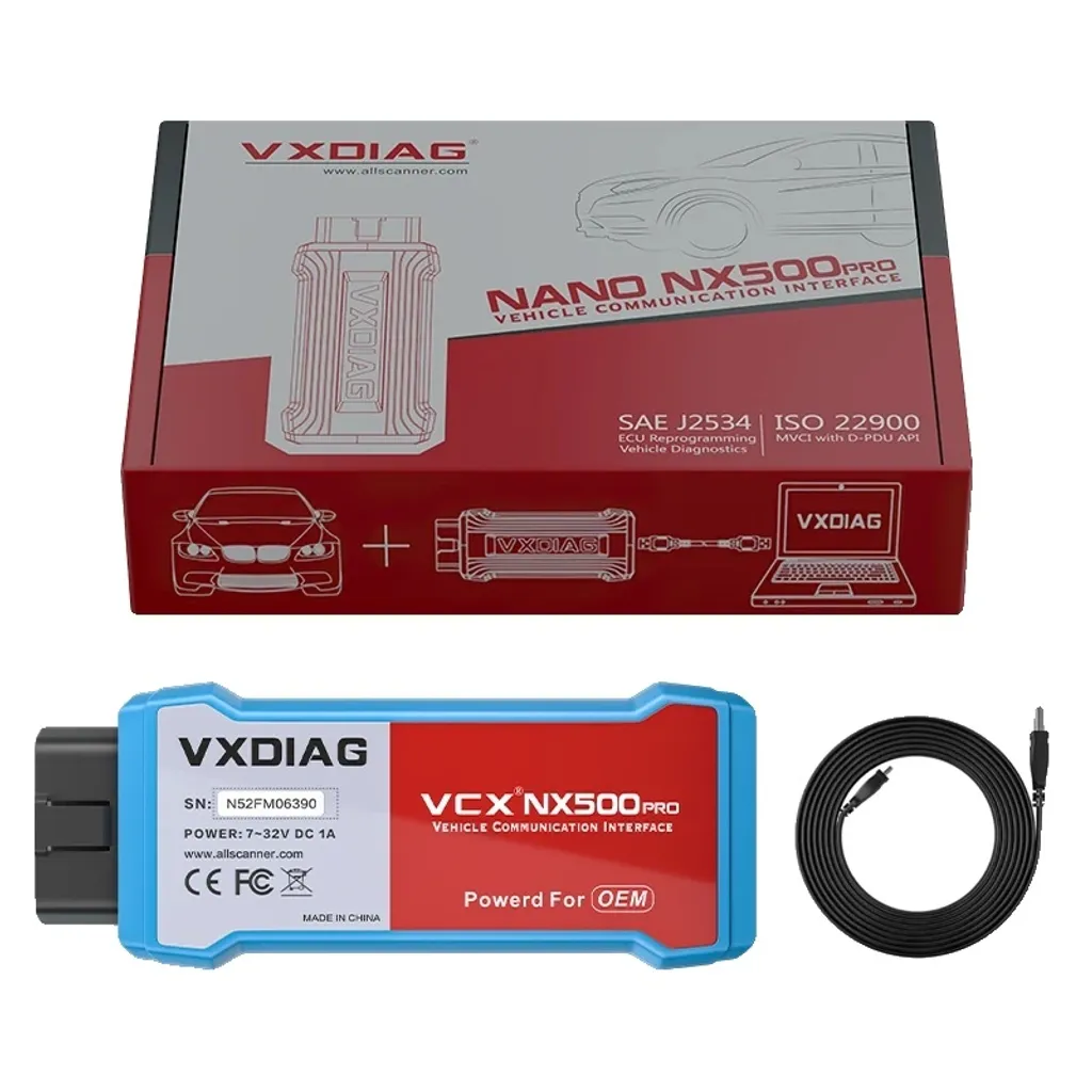 Valise de diagnostic automobile WIFI NX500 PRO pour codage injecteur ECU