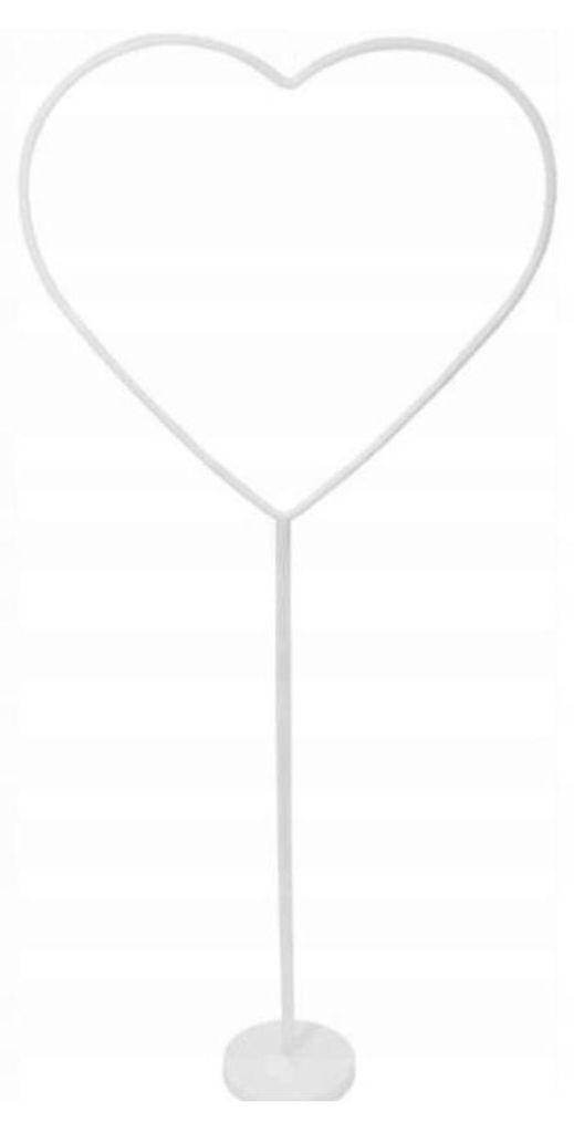 Ballon-Deko-Ständer HERZ Hochzeit Fotohintergrund 162cm Produktbild 