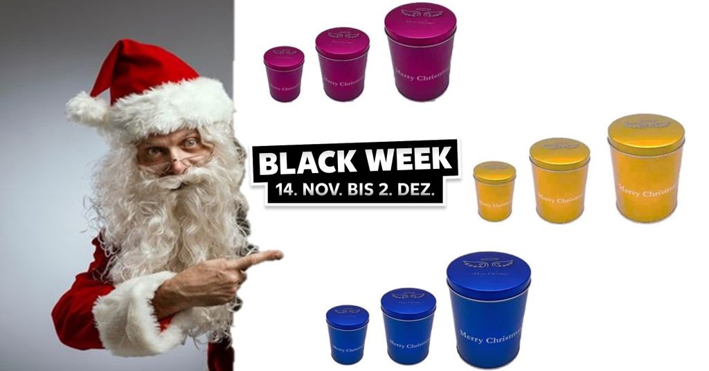 Gebäckdosen 3er Set Aktion Sie erhalten 3 Set`s 3 Farben gold pink blau auch als Kaffeedose nutzbar