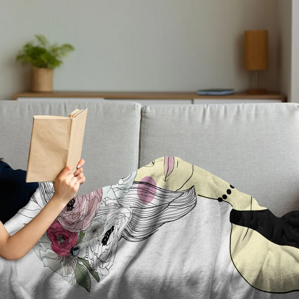 ABAKUHAUS Marrone Comodo Copricuscino per Il Corpo con