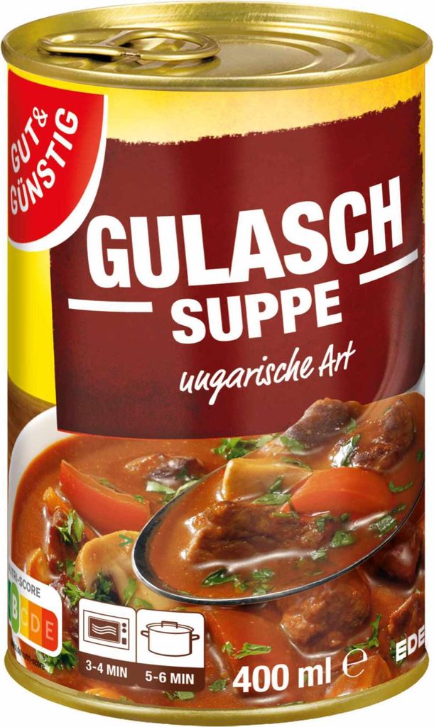 G&G Gulaschsuppe ungarische Art 6er Pack (6x400ml Dose) + Produktbild 