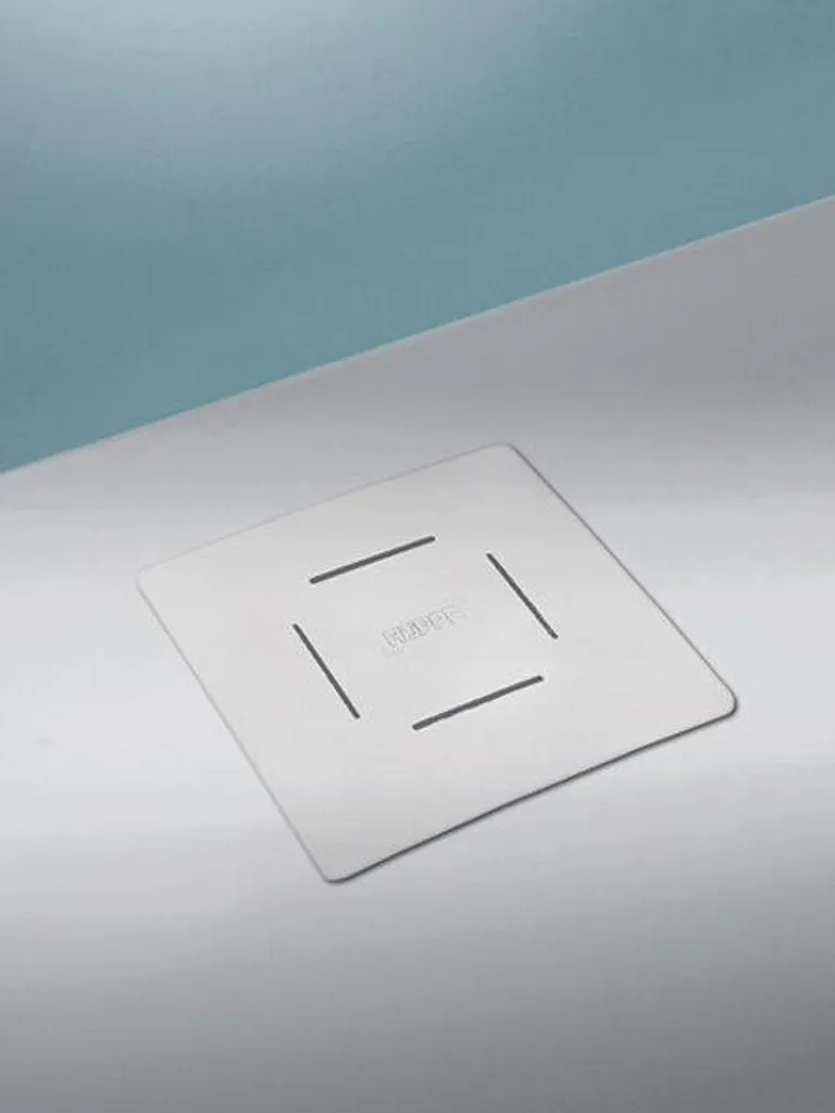 HÜPPE EasyStep 070062000 Capuchon Découlement Bianco Quadrato