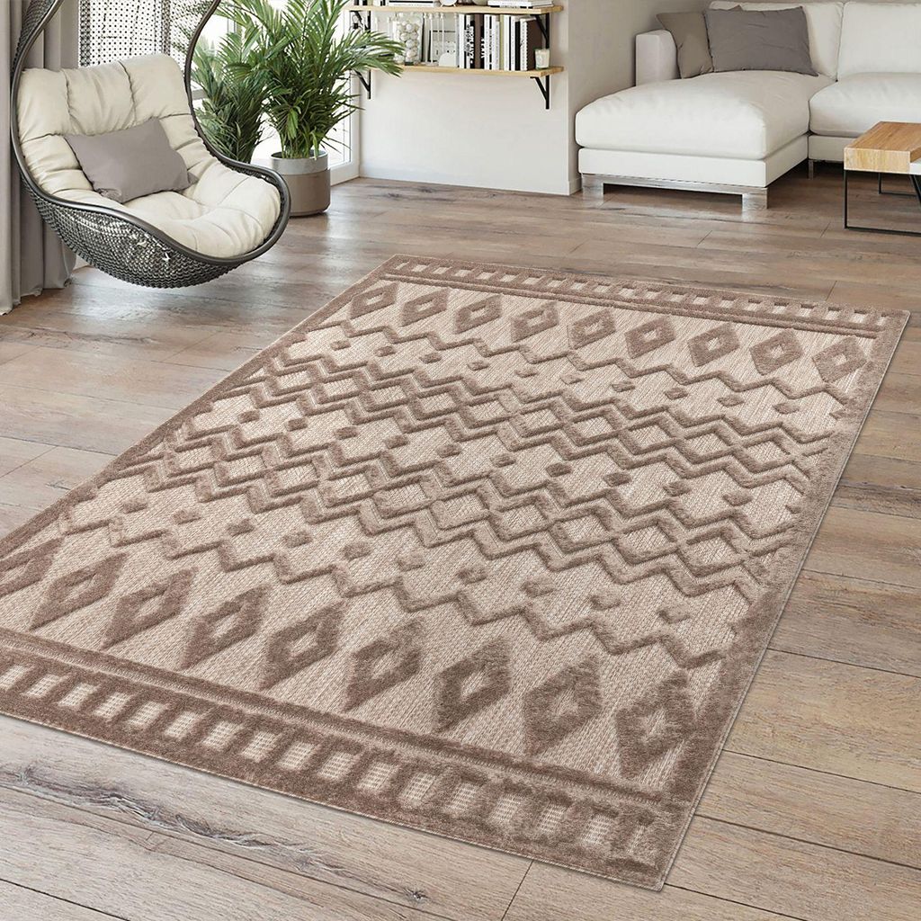 TT Home In-& Outdoor Teppich Wetterfest Balkon Küche Produktbild 