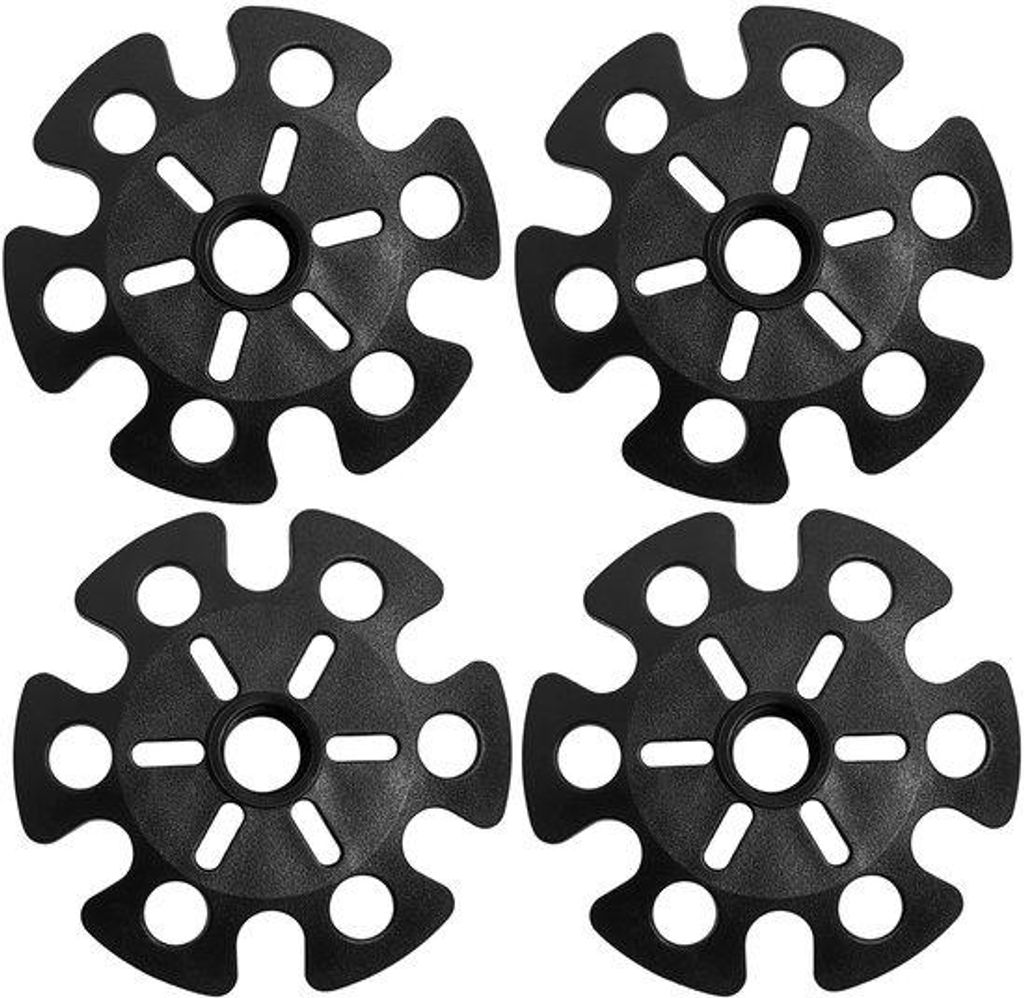Sicherheitsset für Wanderstöcke, 4 Stück, antislip, universell, 15 mm, für alle Böden