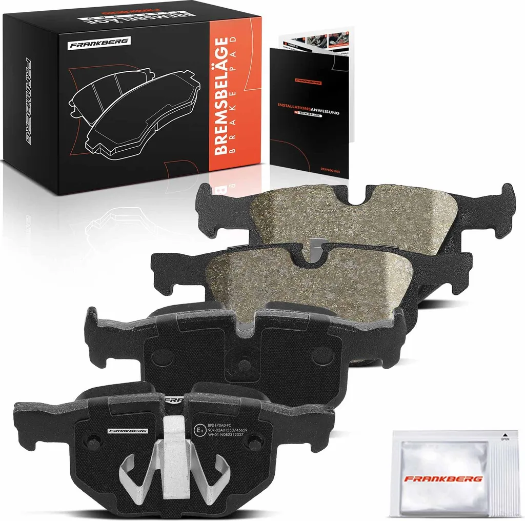 Plaquettes de Frein Arrière BMW Série 3 et X1 - Kit de 4 Pièces de Rechange