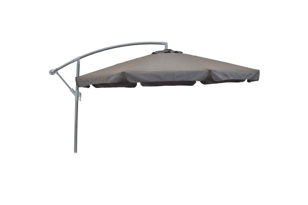 Merxx Ampelschirm, Sonnenschirm Ø 300 cm - grau