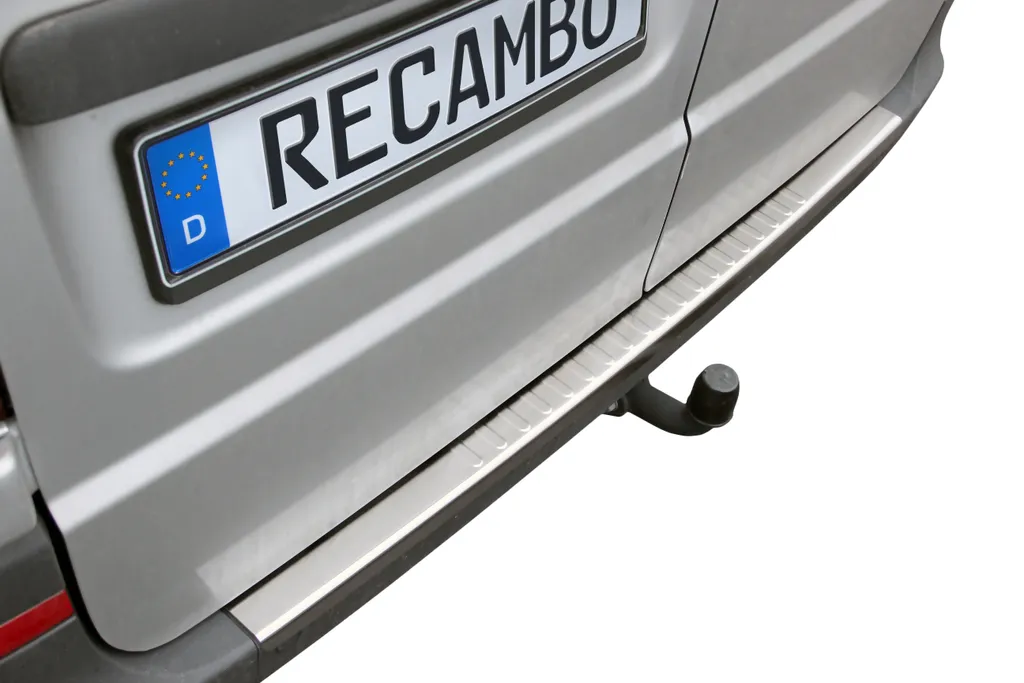 Protection Seuil Chargement Inox Mat MB Vito Viano W639 avec Rebord