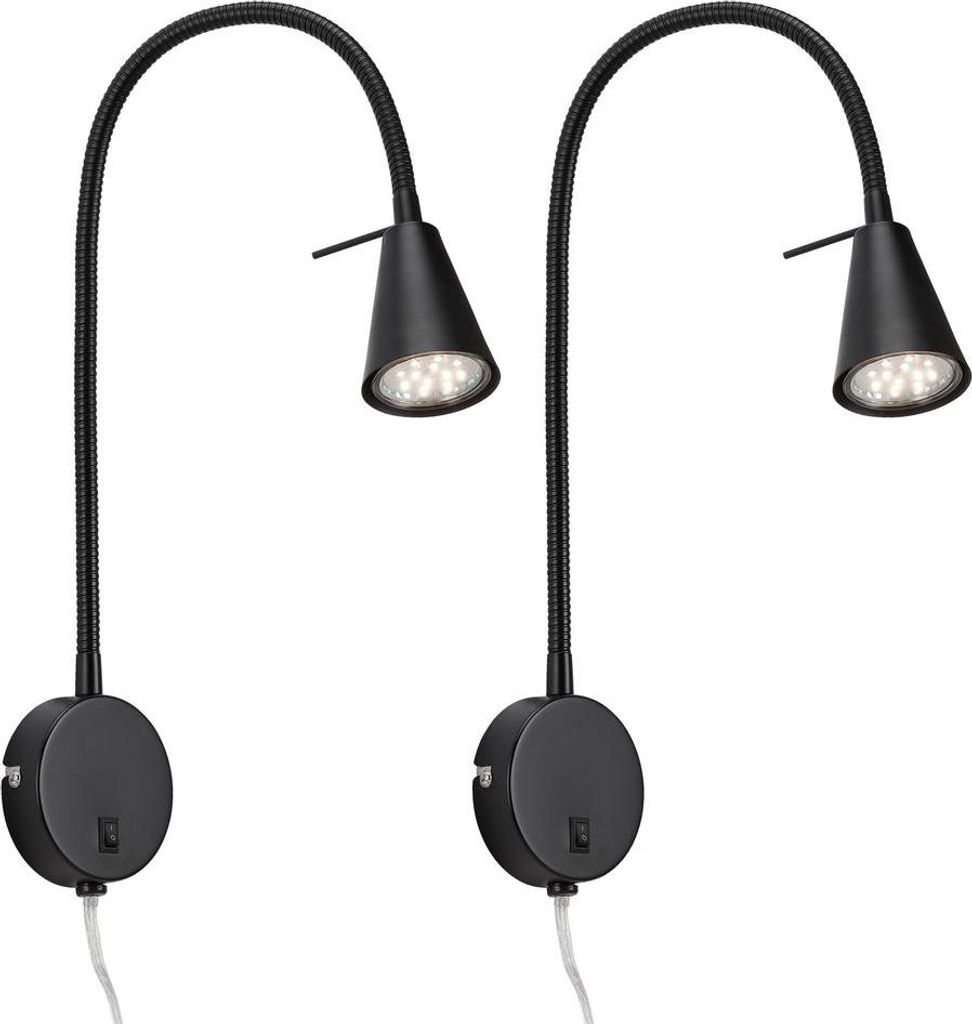 Briloner TUSA 2er Set LED Leselampe, Schwenkbar, Warmweißes Produktbild 