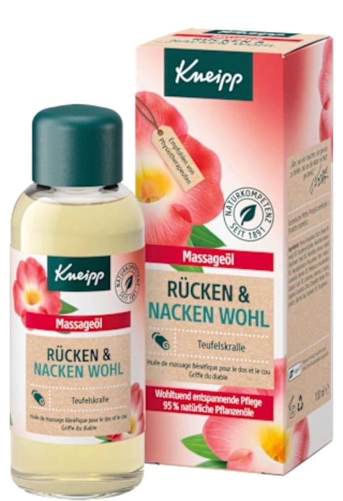 Huile de massage Kneipp pour le bien-être du dos et de la Image du produit 