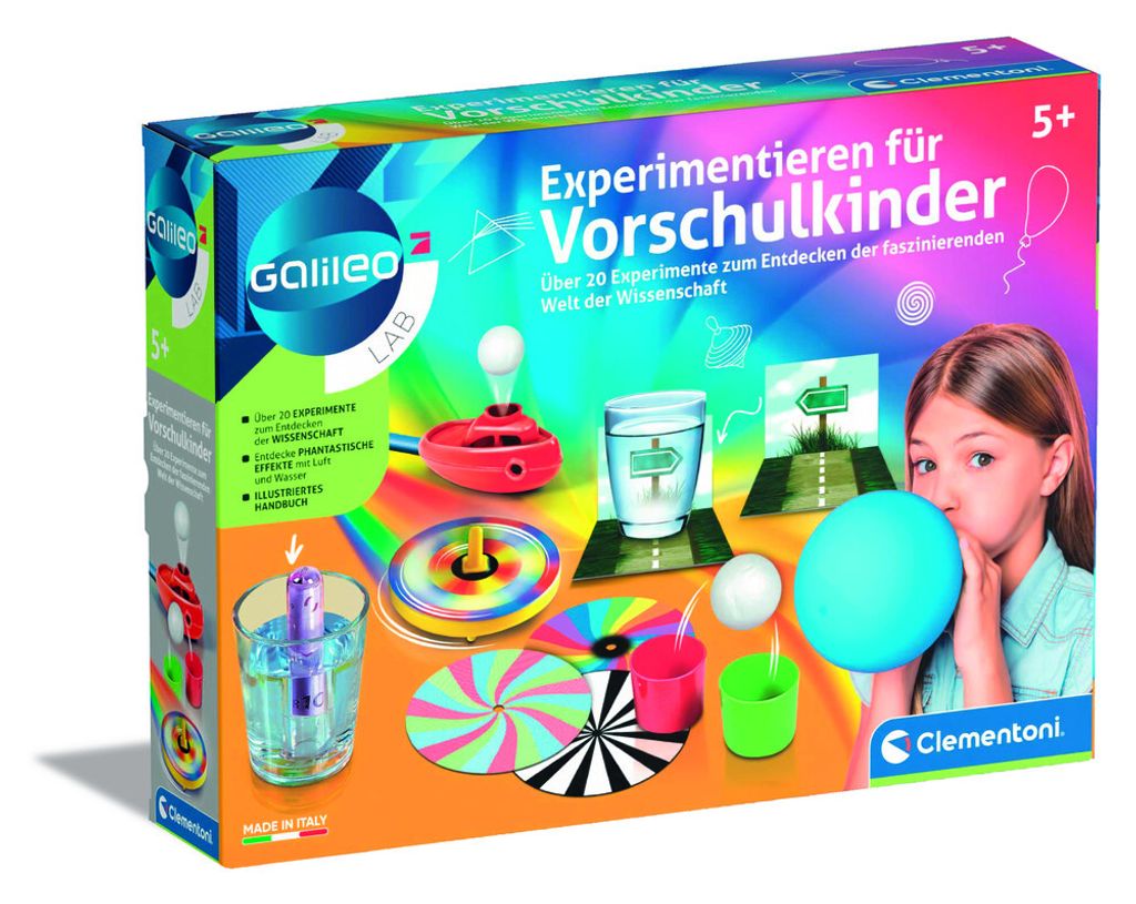 Experimentieren für Vorschulkinder, Experimentierkasten Produktbild 