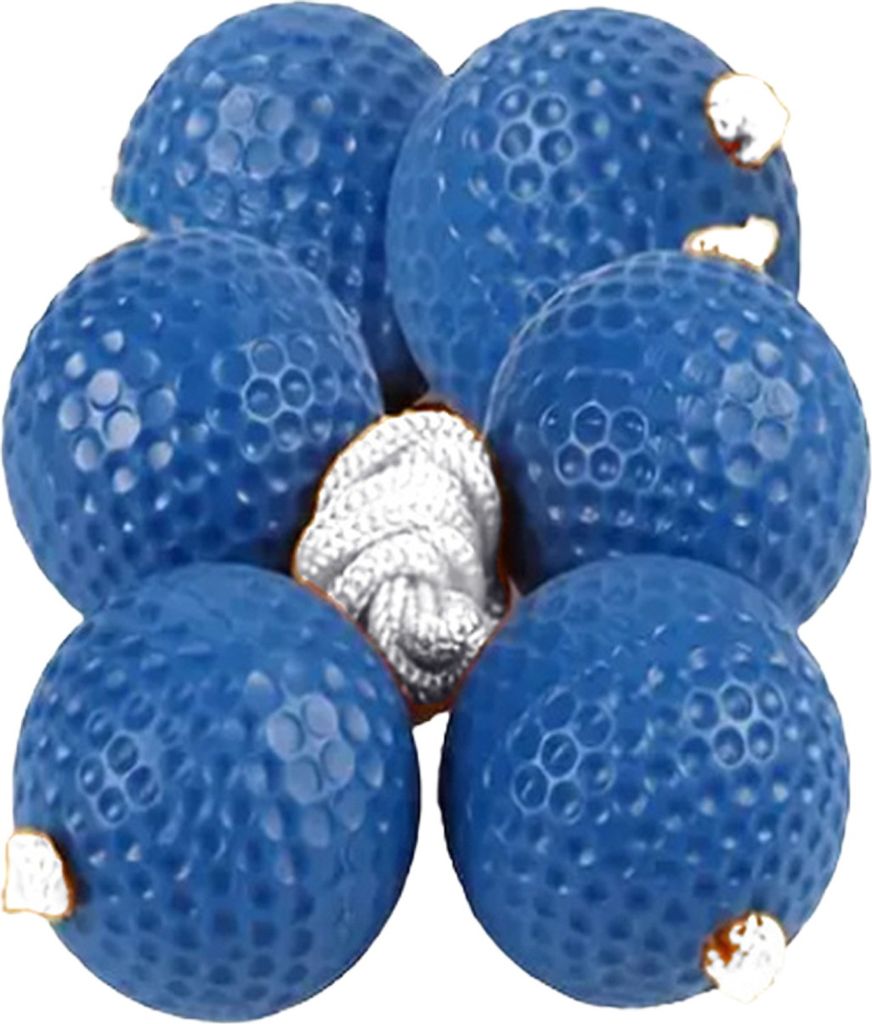 3 Paar Leiterball-Ersatzbälle für Leiterwurfspiele, Leiterball-Bolas für Kinder, aus echten Golfbällen für Spiele im Freien, auf dem Rasen, im...