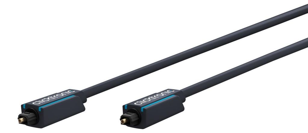 Clicktronic Opto-Kabel-Set, optisches Digitalkabel für Produktbild 