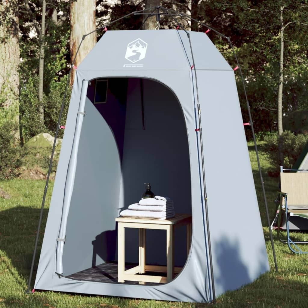 Möbel Sichtschutzzelt Grau und Orange Quick Release Wasserdicht - Campingzelte 4004142