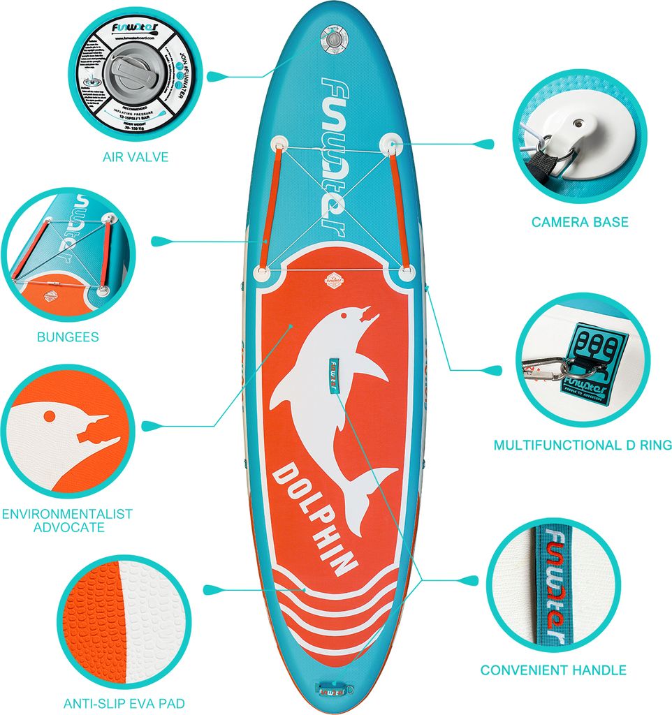 FunWater - Nafukovací prkno Stand Up Paddle Board -SUP, SUP Obrázek produktu 5