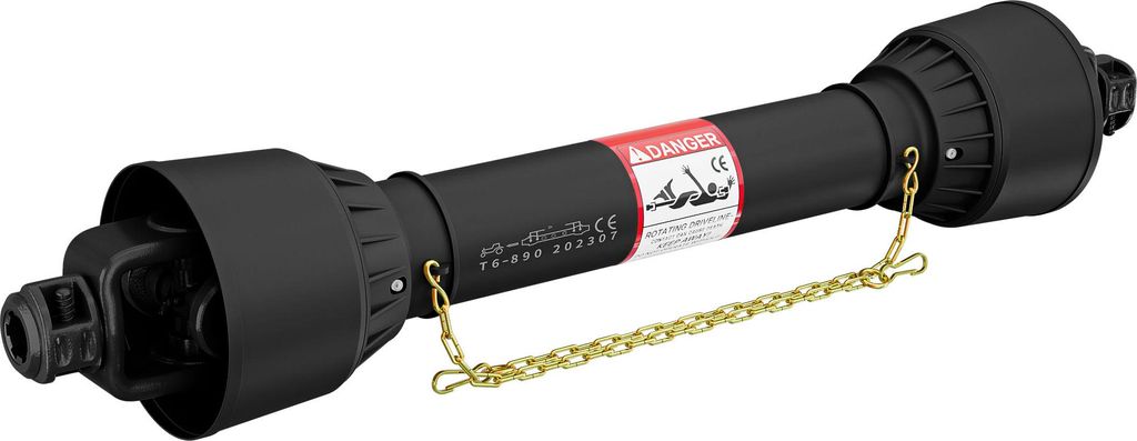 Arbre de transmission T6 Cardan 979mm 830Nm 540tr/min, Image du produit 