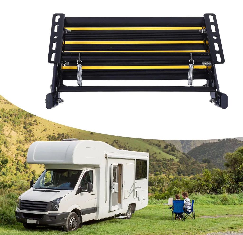 Échelle pliante pour accès facile au camping-car et van - Charge 200 kg - 18