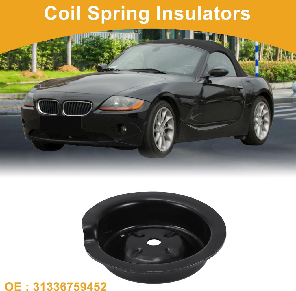 Obere Spulenfeder-Isolatoren Nr. 31336759452 für BMW Z4 2009-2016 Auto-Spulenfeder-Booster Spulenfeder-Isolator-Federung Metall 1 Stk