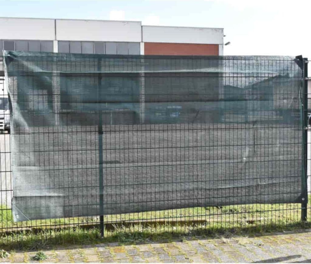 grünes Bauzaunnetz 1,80m x 3,45m